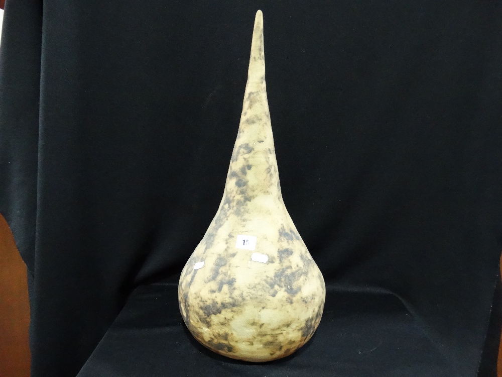 A Narrow Necked Studio Pottery Vase