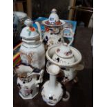 Five Pieces Of Masons Mandalay Pattern Pottery Etc