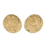 Normans of Sicily, Roger II (AD 1105-1154), tari, Madinat Siqiliya 543h, 1.19g (MIR 22; Spahr 63),