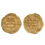 UMAYYAD OF SPAIN, HISHAM II (FIRST REIGN, 366-399h), Dinar, Sijilmasa 380h. REVERSE: In field al-