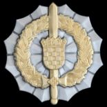 *Croatian Republic (post 1991) Order of Petar Zrinski and Fran Krsto Frankopan, Golden badge,