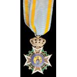 *Germany, Saxony, Military Order of St. Henry, Knight’s breast badge, post 1915, in silver-gilt