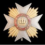 *Germany, Württemberg, Order of the Württemberg Crown, Commander’s breast star, by Kgl Münzamt,