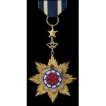 *China, Nanking Government (1938-45), Order of United Glory, Fourth class breast badge, in bronze