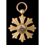 *Dress Miniature, Iran, Order of the Lion and Sun, Civil Division, early Grand Cross badge, in gold,