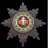 *Austria, Order of St Stephen, Grand Cross breast star by Rothe, Vienna, post war manufacture, 76mm,