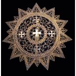 *Ethiopia, Order of the Star, Grand Cross breast star by B A Sevadjian, Addis Abbaba, silver-gilt,