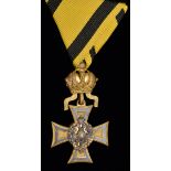 *Austria, Officer’s Long Service Decoration for 50 Years, in bronze-gilt, good very fine