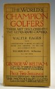 Beldam, George W - 'Walter Hagen USA The Iron Shot' No, 2, 1st ed, 1924, wrappers, illustrated,