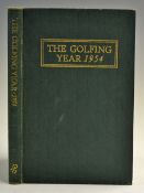 Crawley, Leonard - 'The Golfing Year 1954' Official Yearbook of the English Golf Union, by