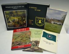 English Golf Club Centenaries  to incl' signed 'The Story of Malden Golf Club' 1st edition 1990