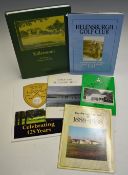 Selection of Scottish Golf Club Histories including Huntly GC 1892-1992, Gullane GC, Dumbarton GC