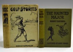 Golf Fiction and Theory Books to incl 'Golf From A New Angle' Theodore Moone  1934, 'The Haunted