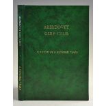 Aberdovey Golf Club - A Round of a Hundred Years publ'd privately c1986 - in full green leather