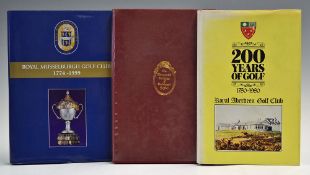 Selection of Scottish Golf Club Histories to include Barberton GC The First Hundred Years, Monifieth