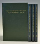 Journal of The Golf Greenkeepers Association - Knowledge is Power" collection to incl 1927 and 2x