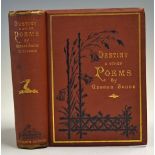 Bruce, George (St Andrews) - 'Destiny and Other Poems' 1st edition 1876 - authors edition c/w