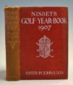 Nisbet, James - 'Nisbet's Golf Year-Book 1907' - edited by John L Low and published by James