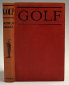 Massey, Arnaud - 'Golf' 1927, 4th ed, translated by A R Allison, Methuen & Co, London, 128p,