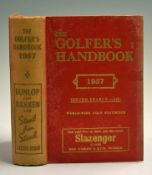 Golfing Handbook - 'The Golfer's Handbook' 1957 in cloth, Worldwide Golf Statistics, Rules of the