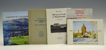 Selection of Scottish Golf Club Histories to include Milngavie GC 1895-1995, Machrihanish 1876-1976,