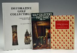 Golf Collecting Books featuring 'Golfing Ephemera' by Sarah Fabian Baddiel (signed) 1991, 'Golf