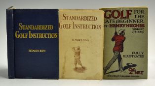 Dunn, Seymour - "Standardise Golf Instruction" 5th ed c1949: New York City: privately printed for