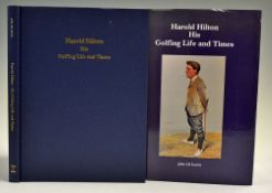 Garcia, John L B - signed 'Harold Hilton His Golfing Life and Times' 1992 Grant Books,