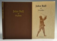 Behrend, John - signed 'John Ball of Hoylake' 1989 1st edition, signed with personal inscription 'To
