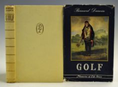 Darwin, Bernard - 'Golf' pleasures of life series, 1st ed 1954, Burke, London, in cream cloth with