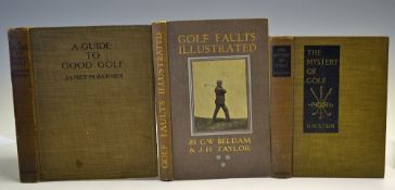 Early Golf Instruction books from 1905 onwards to incl Arnold Haultain "The Mystery of Golf" 2nd