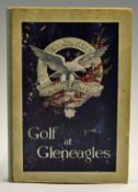 Maclennan, R J - 'Golf at Gleneagles' published by McCorquodale, Glasgow, 1st ed 1921, rebound