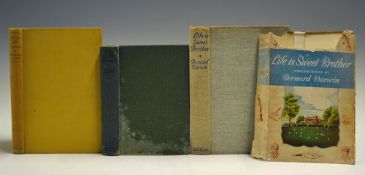 Darwin, Bernard Golf Book Selection featuring 'Out of The Rough' (cover damaged), 'Every Idle