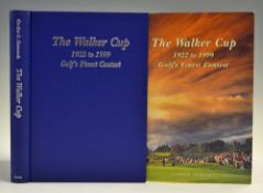 Simmonds, G C - 'The Walker Cup 1922 to 1999 Golf's Finest Contest' ltd ed 338, Grant Books,