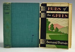 Darwin, Bernard - 'Rubs of the Green' 1st ed 1936, Chapman & Hall, bound in cloth c/w dust jacket,