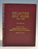 Hopkinson, Cecil - 'Collecting Golf Books 1743-1938'  to which has been added 'BIBLIOTHECA GOLFIANA'