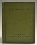 Risk, Robert K - 'Songs of The Links' 1919, 1st edition, illustrated by H M Bateman, Duckworth and