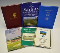 Selection of Scottish Golf Club Histories including Aberfeldy GC 1895-1995, Luffness New 1894-