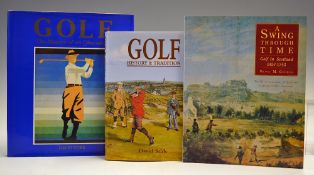 Golf History Book Selection - to include Stirk, David 'Golf History & Tradition 1500-1945' 1998,