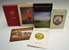 Selection of Scottish Golf Club Histories including Picturesque Musselburgh, The Golf House Club