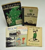 Travel Golf Handbook Selection to include '50 Miles of Golf Round London' 1937, 'Golf in the Channel