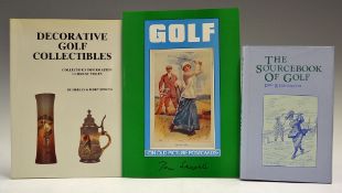 Golf Collecting Books to include 'Decorative Golf Collectibles' collector's information current