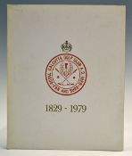 Surita, Pearson - 'Royal Calcutta Golf Club 150th Anniversary 1829-1979' illustrated, published by