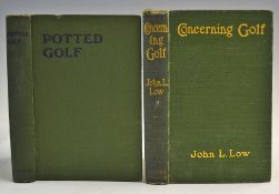 Golf Instruction Books to incl Harry Fulford 'Potted Golf' 1st edition 1910 c/w 16 illustrations,