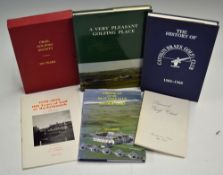 Selection of Scottish Golf Club Histories including Lanark GC 1851-1951, Machrihanish GC 1876-