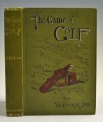 Park, W Junr - 'The Game of Golf' 1st ed 1896 original decorative pictorial cloth boards and