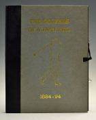 Wilson, J H - 'The Golfers of a Past Era 1884-1894' 1977 Marshall, portfolio, 20p illustrated,