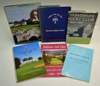 Selection of Scottish Golf Club Histories including Dunaverty GC the first hundred years, Dufftown