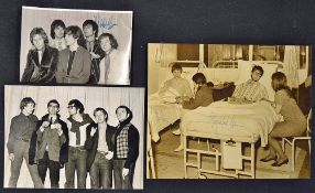 Entertainment ‘Manfred Mann’ Signed Original Press Photographs including ‘Wives visiting injured pop