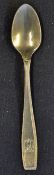 Adolf Hitler Jubilee Silver Spoon stamped 800 with the makers mark produced by Bruckmann in 1939 for